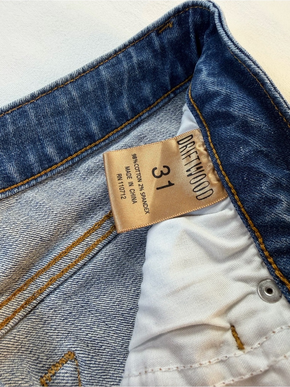 Driftwood Floral Embroidered Kelly Bootcut Flare Jeans Blue Denim - Picture 5 of 11